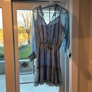 Light blue lined dress